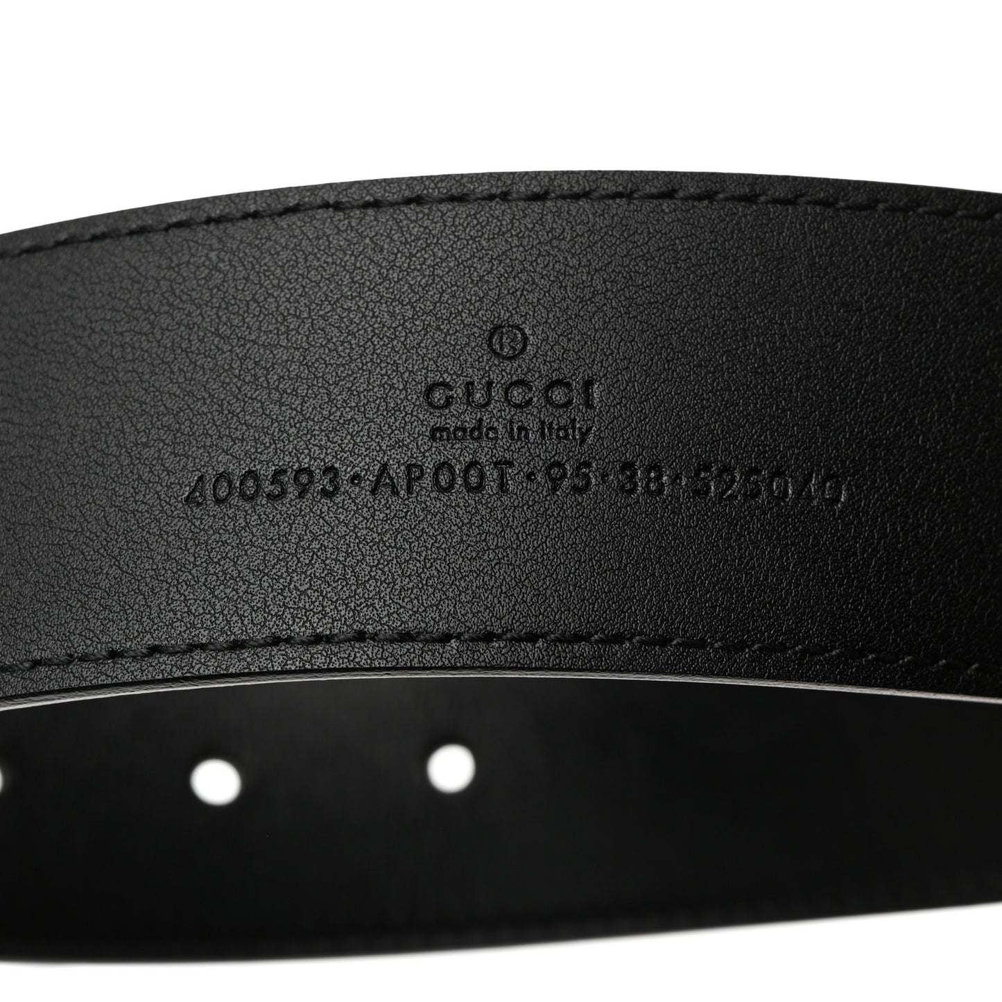 Calfskin Double G 40mm Belt 95 38 Black