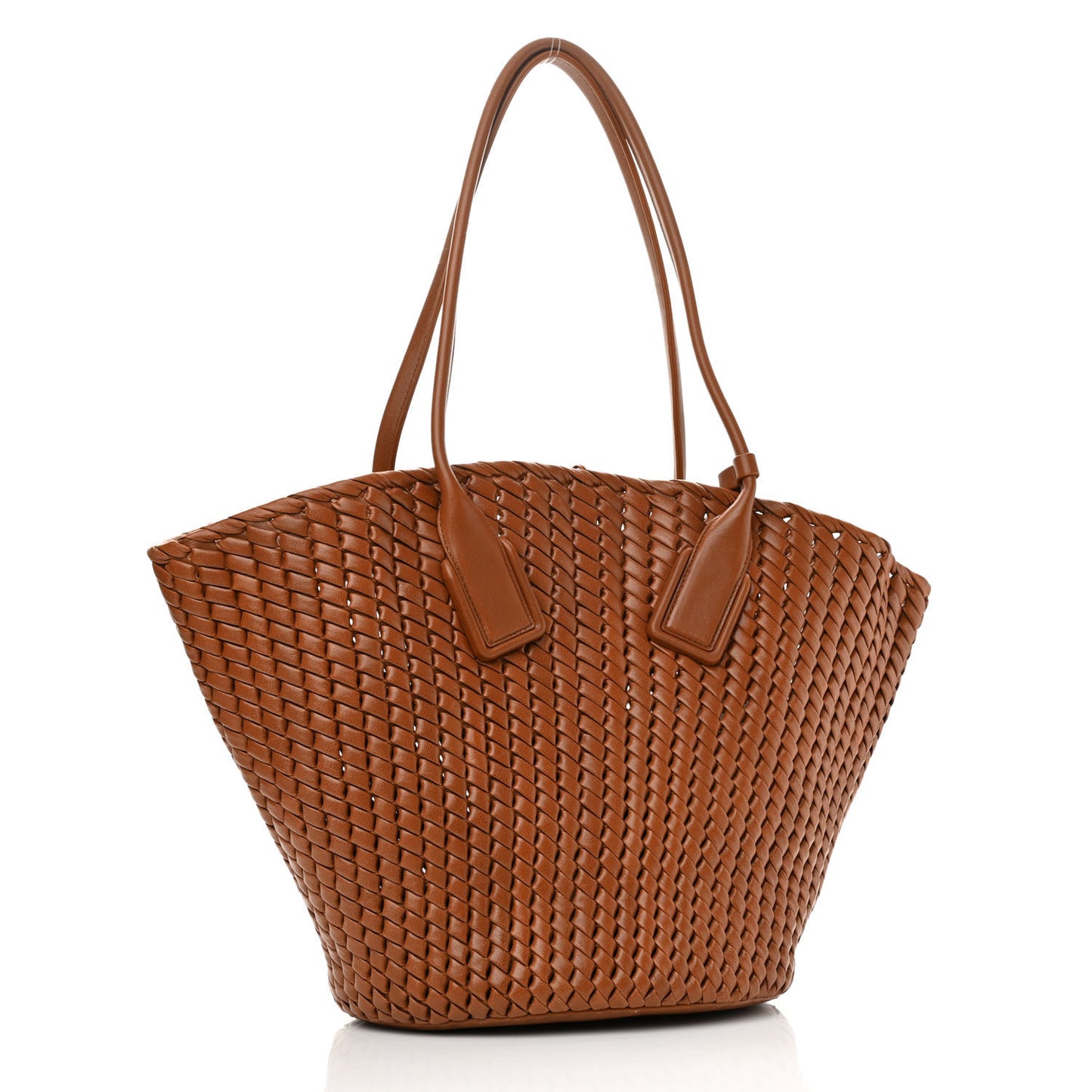 Nappa Intrecciato Rete Tote Wood