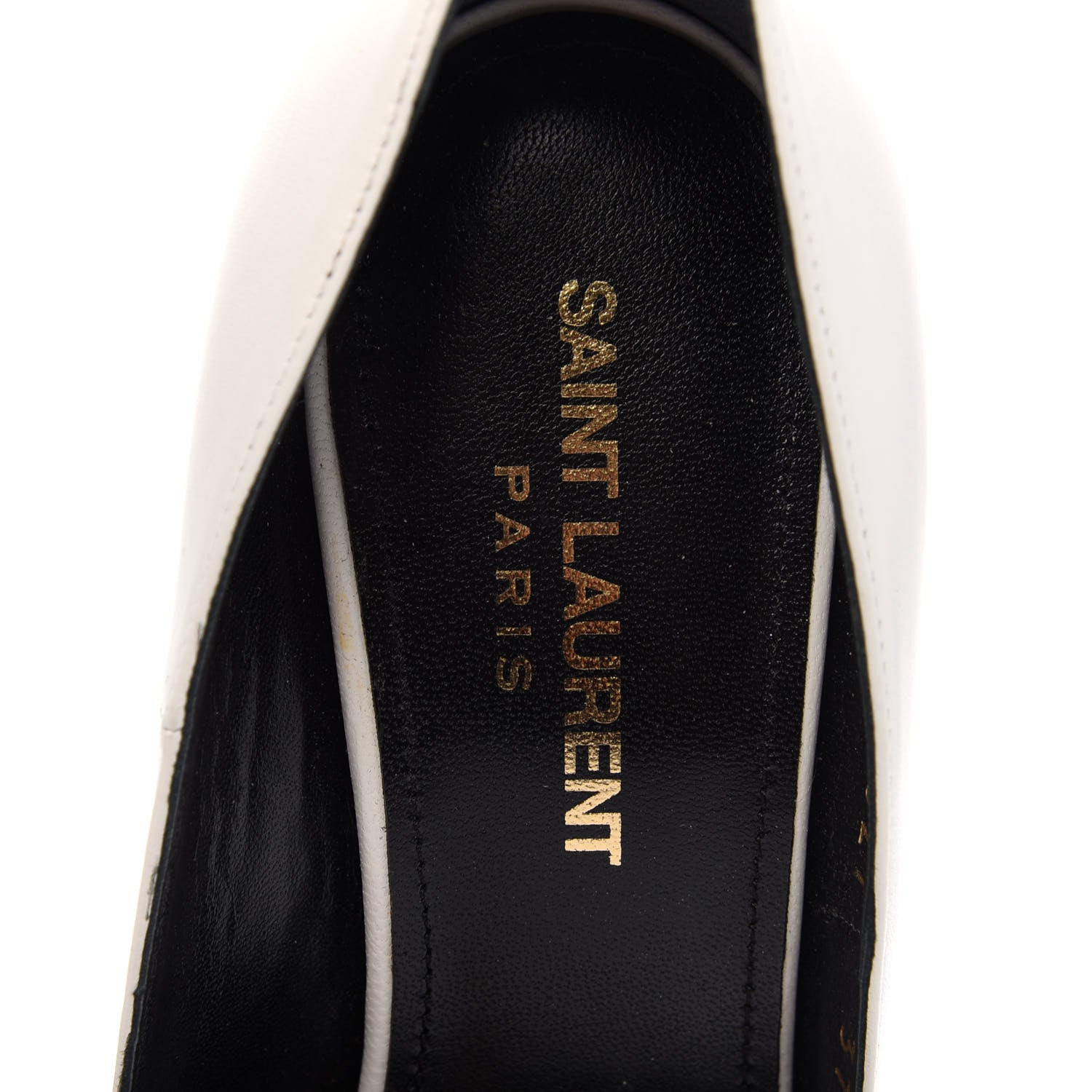 Saint Laurent Nappa Era Pumps 37 White 8 of 11