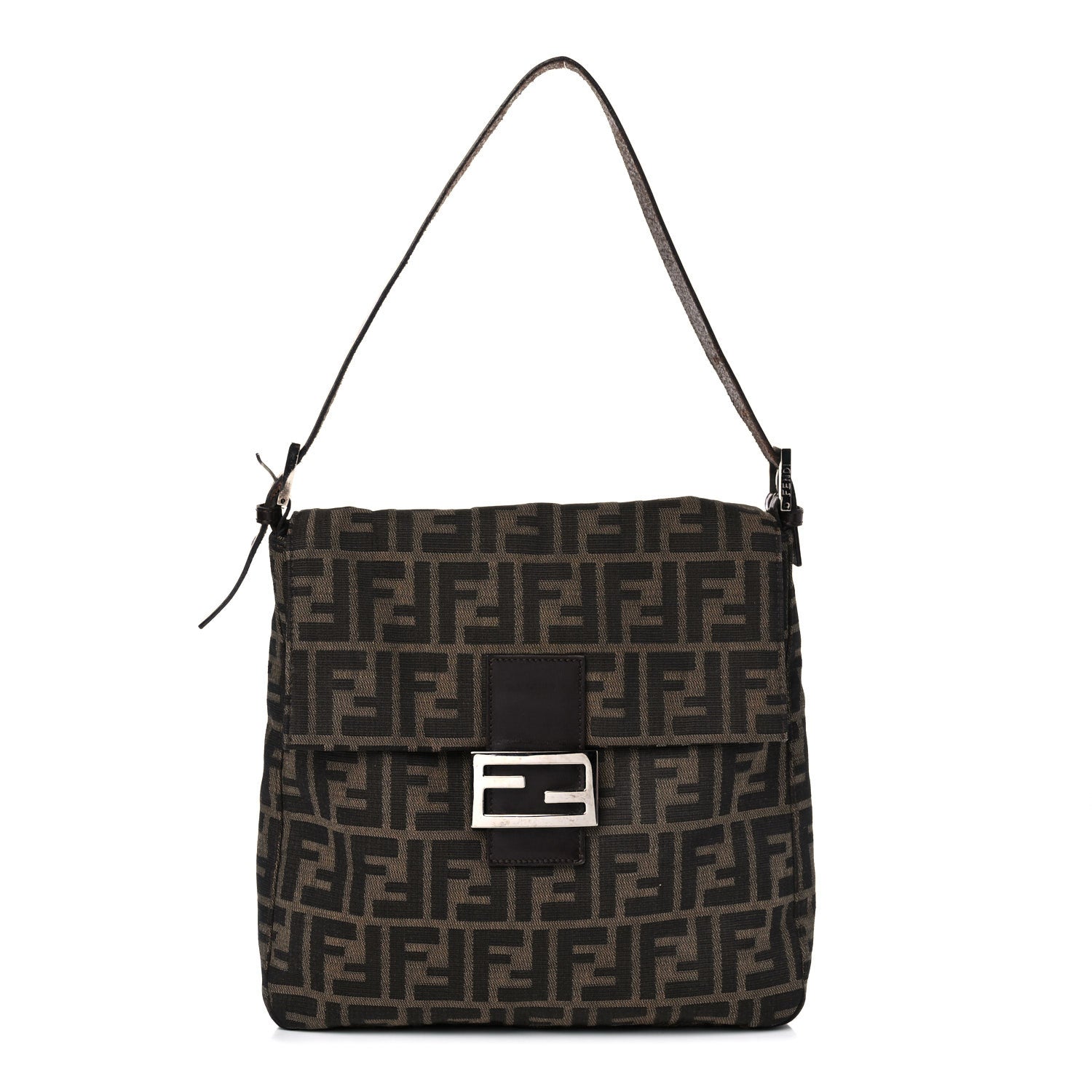 Fendi Zucca Shoulder Bag Tobacco 1 of 24