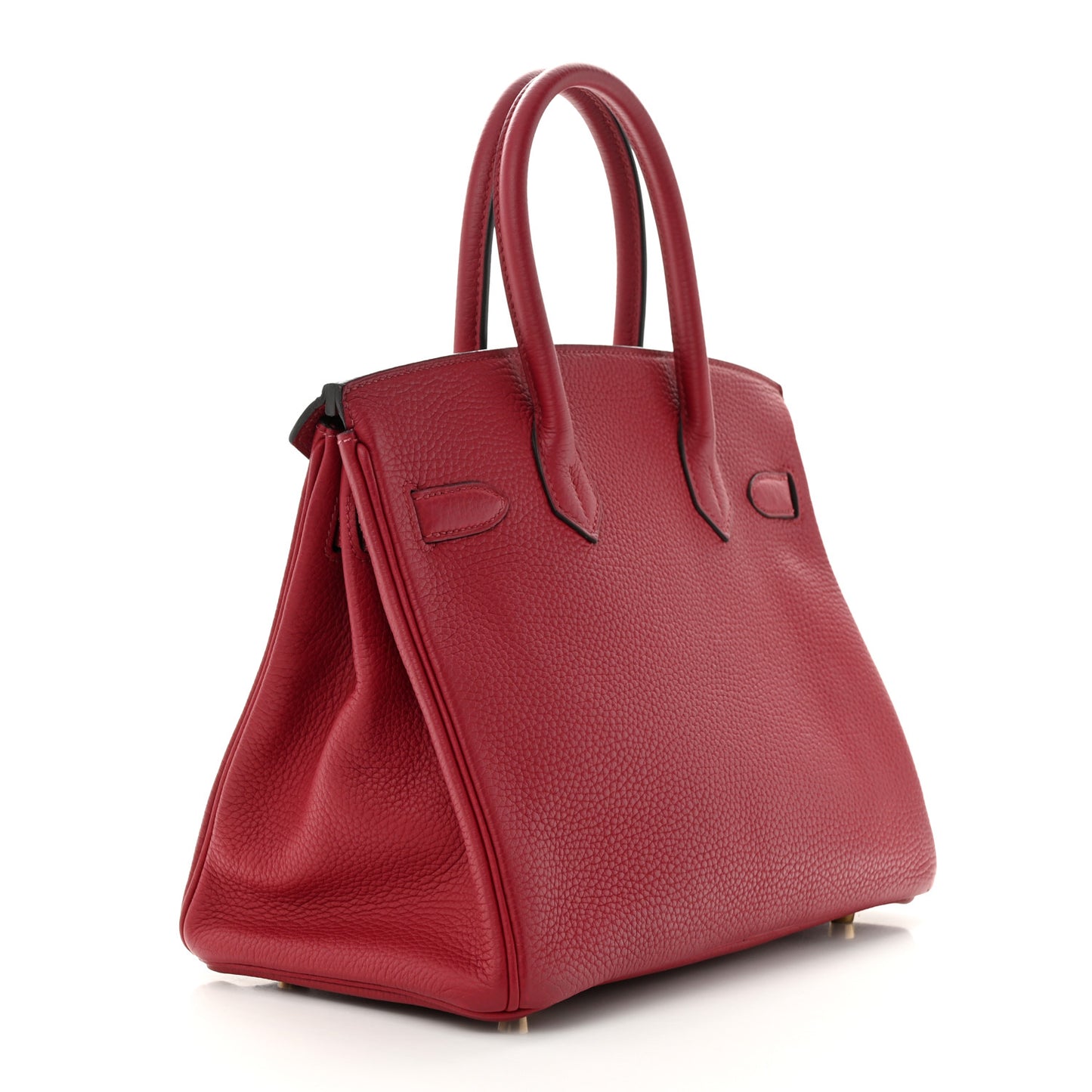 Taurillon Clemence Birkin 30 Rouge Grenat