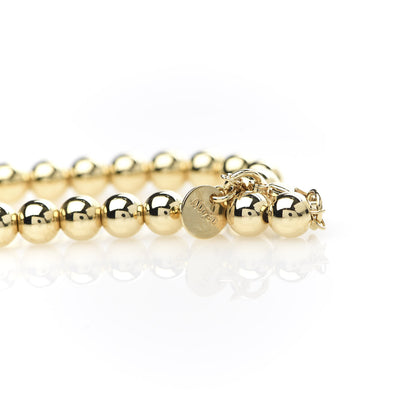Tiffany 18K Yellow Gold 5.5mm HardWear Ball Bracelet 4 of 6