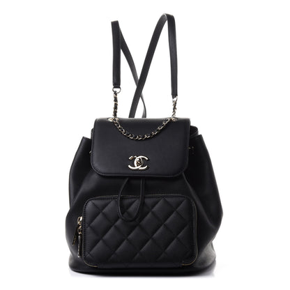 Chanel Caviar Quilted Business Affinity Backpack Black 1 of 4