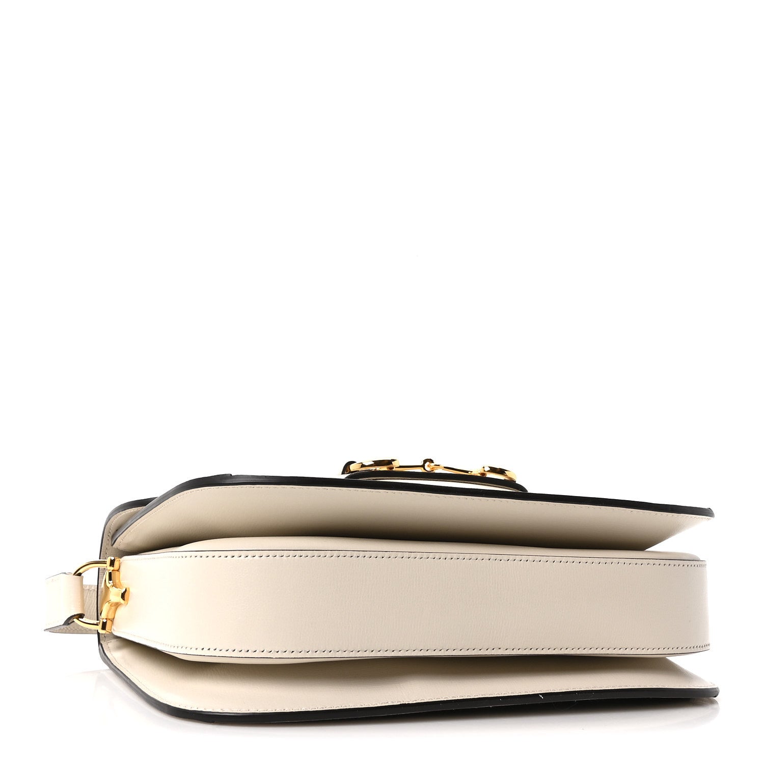 Gucci GG Supreme Monogram Horsebit 1955 Shoulder Bag Beige Mystic White 3 of 9