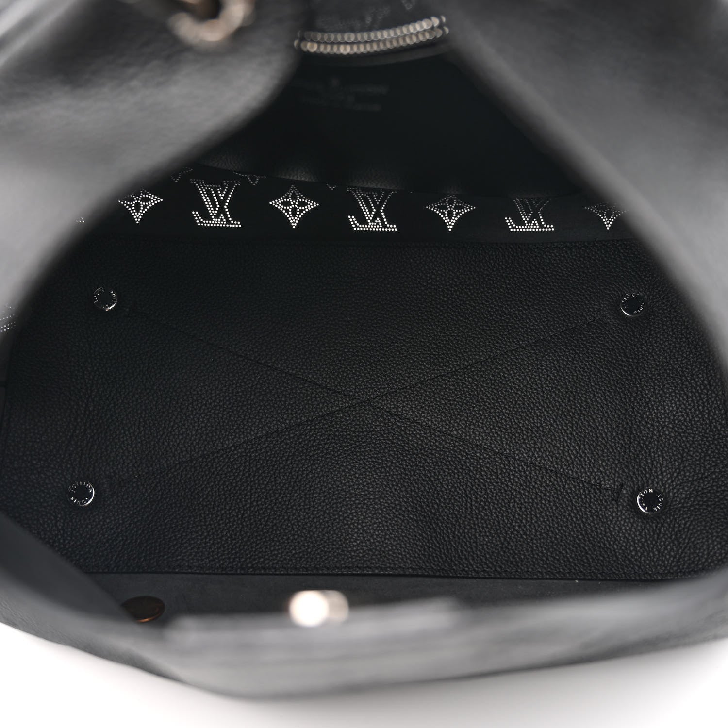 Louis Vuitton Mahina Carmel Hobo Black 5 of 12