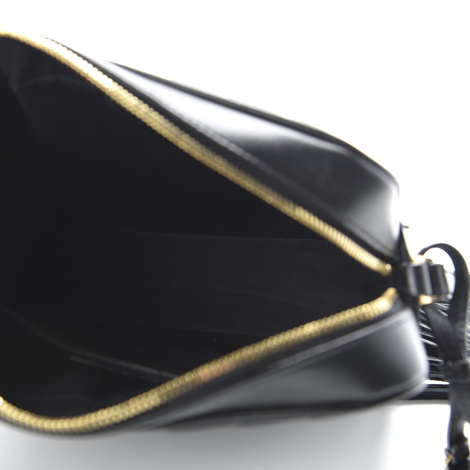 Saint Laurent Calfskin Matelasse Monogram Lou Camera Bag Black 4 of 8