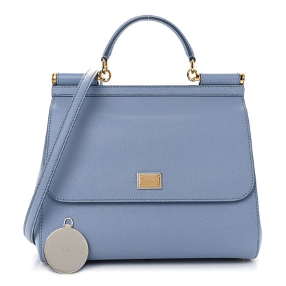 Dolce & Gabbana Dauphine Medium Miss Sicily Satchel Fiordaliso 1 of 8