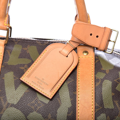 Louis Vuitton Graffiti Keepall 50 Kaki 16 of 17