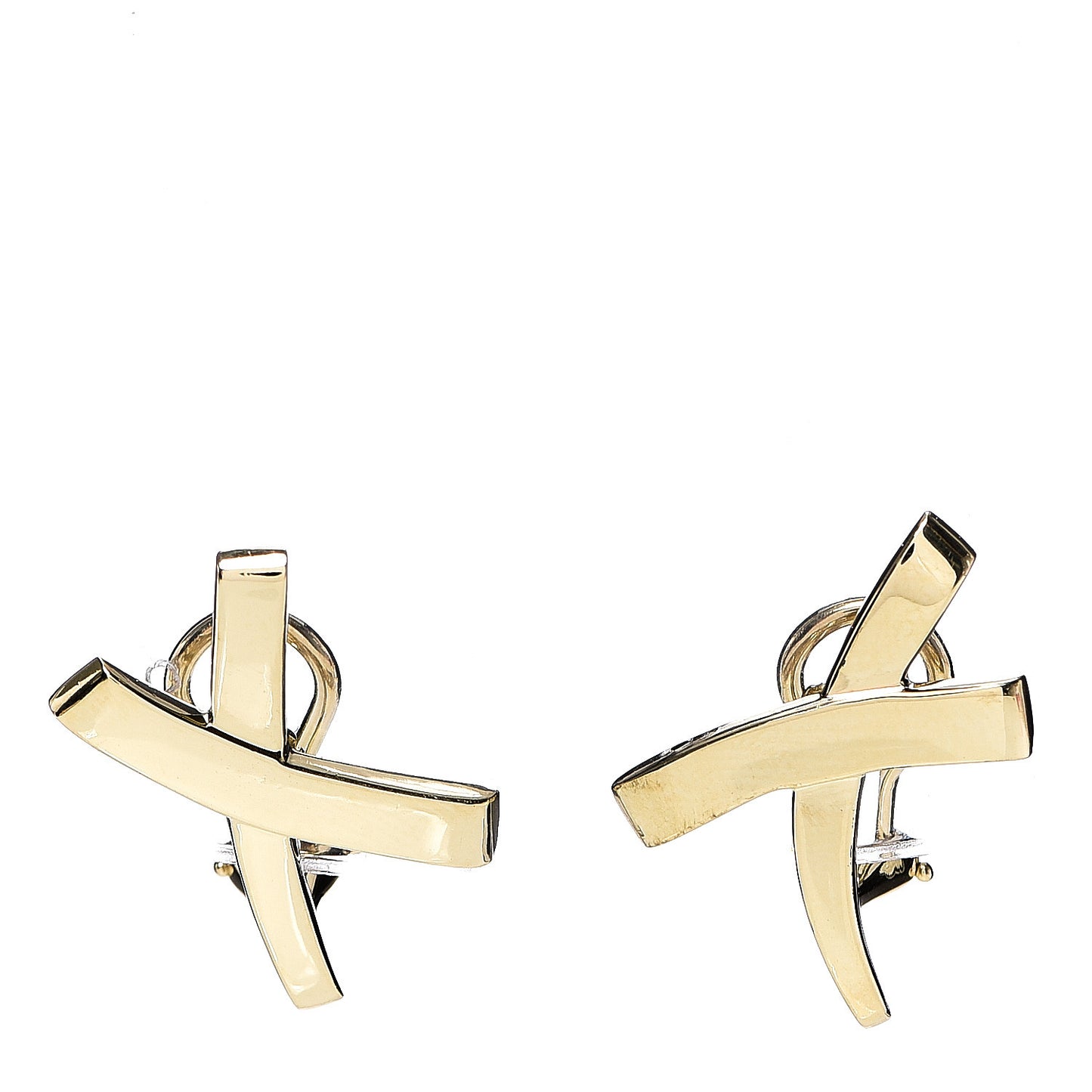 18K Yellow Gold Large Paloma's Graffiti X Earrings
