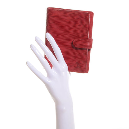 Louis Vuitton Epi Small Ring Agenda Rouge 2 of 7