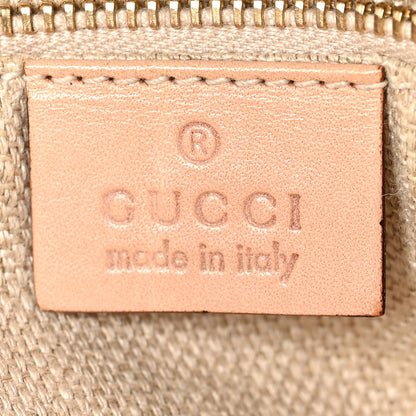 Gucci Canvas Floral Flora Bamboo Handle Bag White 6 of 11