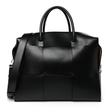 Bottega Veneta Calfskin Maxi Intrecciato Arco Briefcase Black 1 of 9
