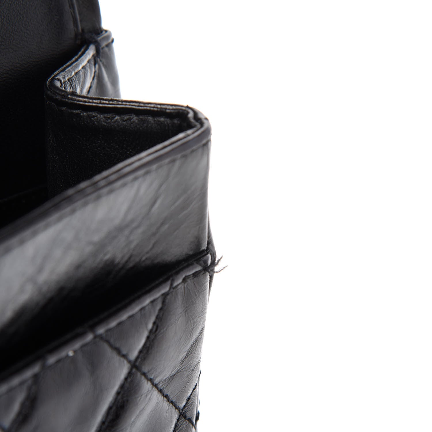 Chanel Aged Calfskin Quilted 2.55 Reissue 226 Flap Black 9 of 13