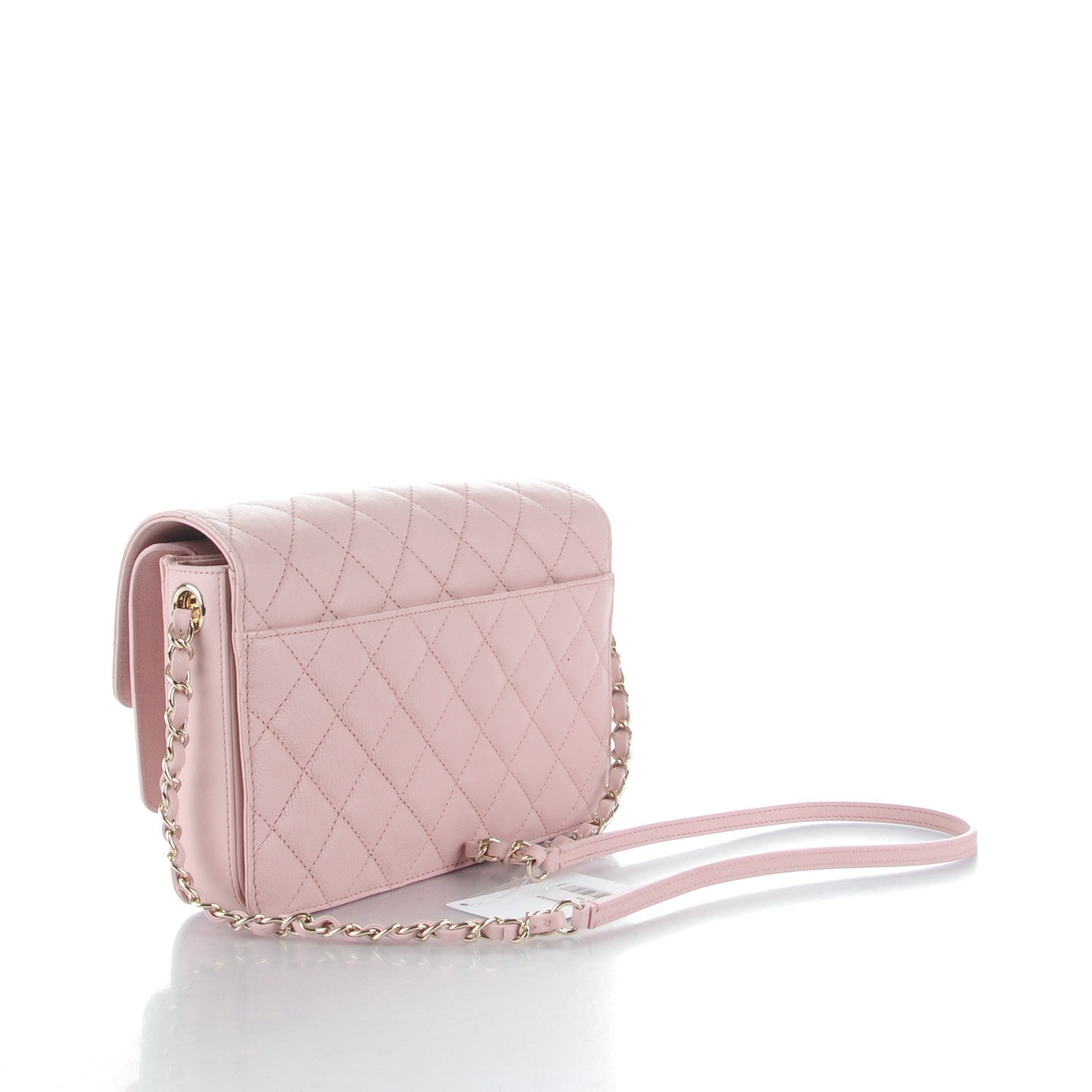Chanel Calfskin Quilted CC Box Flap Light Pink 3 of 8