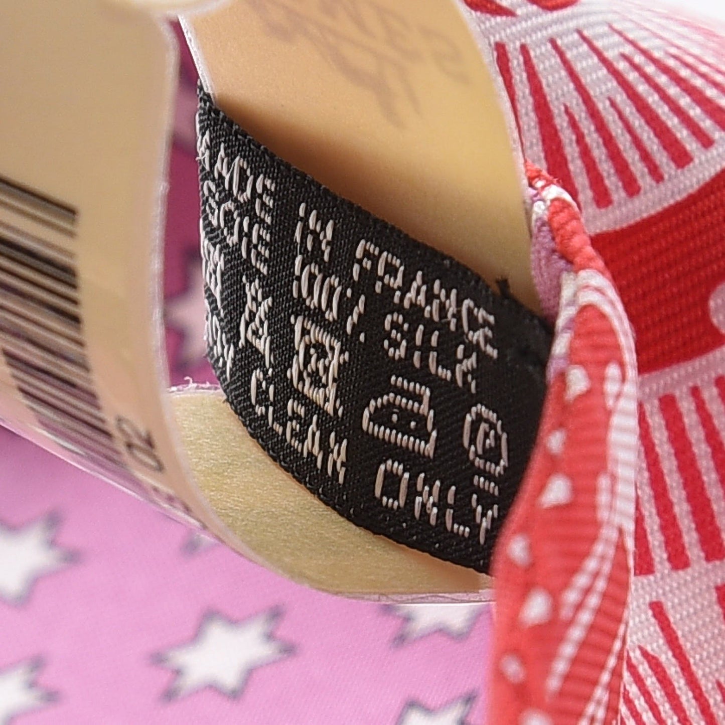 Silk Eperon D'Or Twilly Parme Blanc Rouge