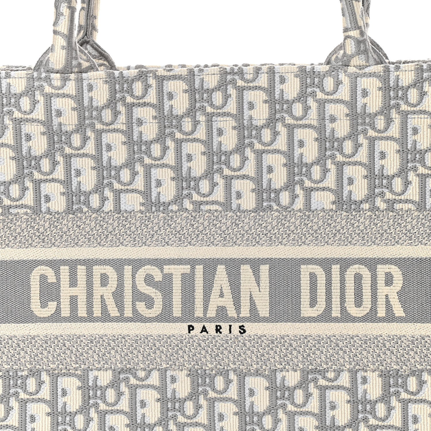 Christian Dior Oblique Medium Book Tote Grey 11 of 11