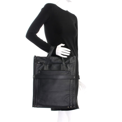 Valentino Garavani Nappa Medium Rockstud Zippered Tote Black 3 of 10