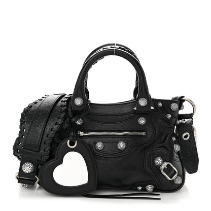 Balenciaga Agneau Arena Crystal Neo Cagole Mini Black 3 of 11