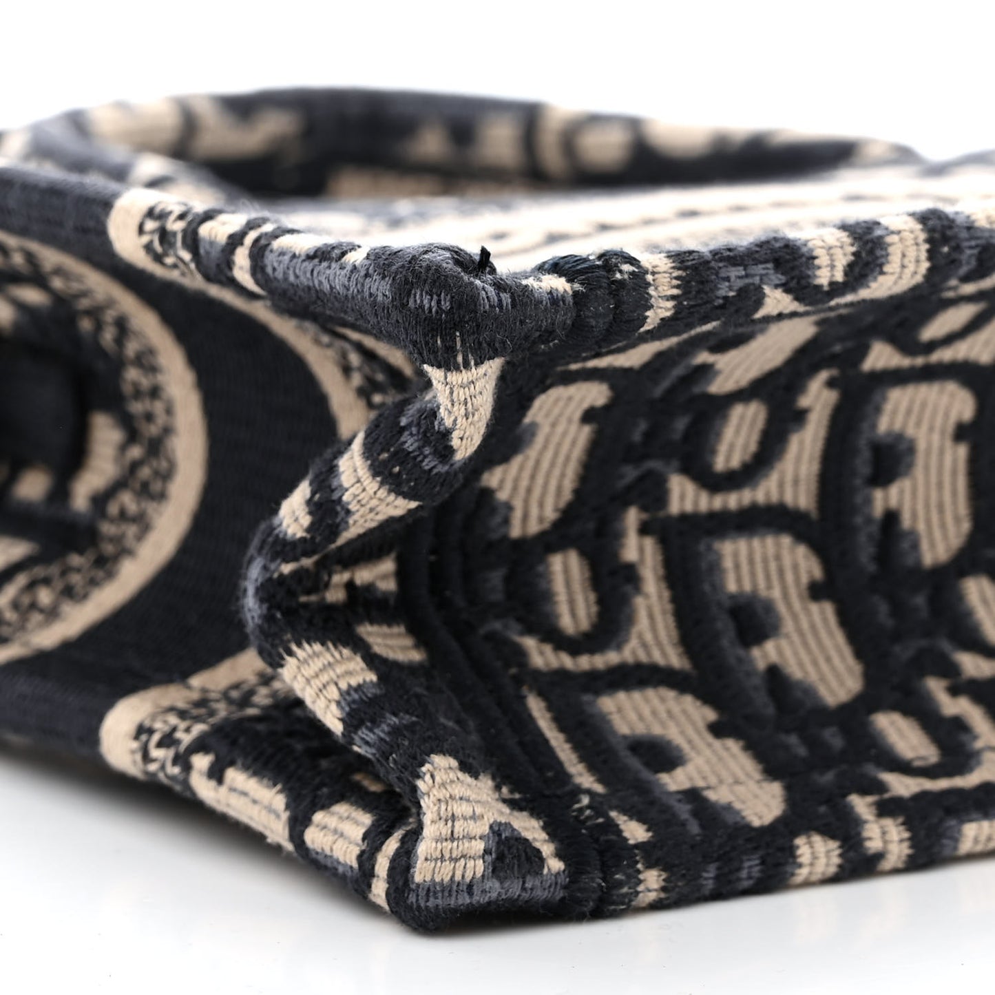 Oblique Mini Book Tote With Strap Blue Multicolor