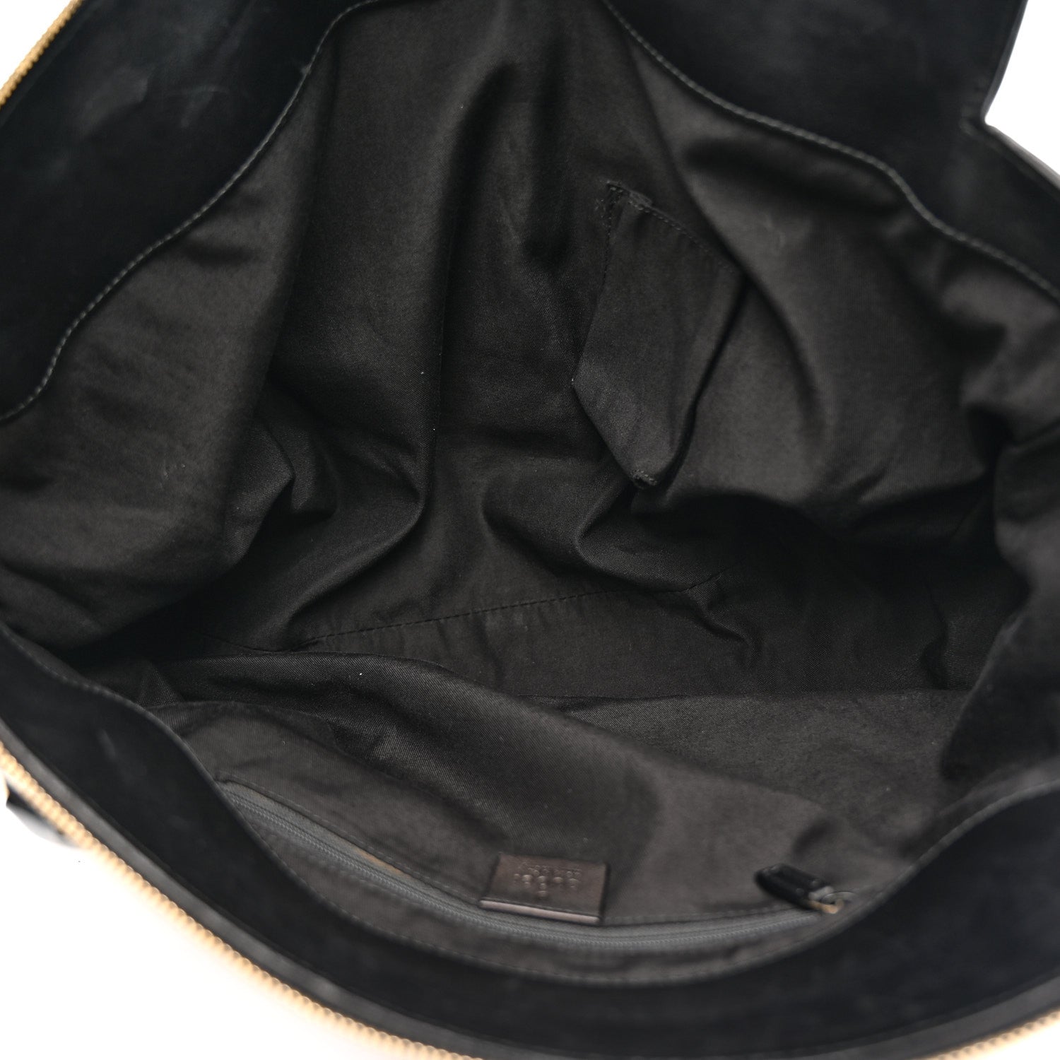 Gucci Patent D Gold Tote Black 5 of 12