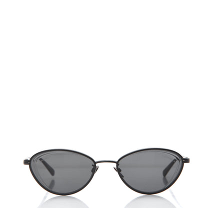 Chanel Cat Eye Sunglasses 4255 Black 2 of 8