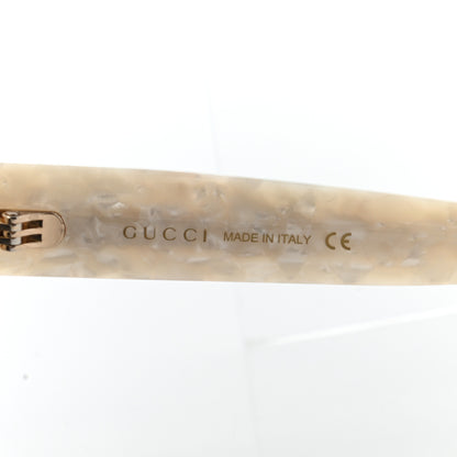 Gucci Round Frame Star Sunglasses GG0208S White 6 of 10
