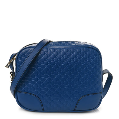 Gucci Soft Microguccissima Mini Bree Messenger Bag Caspian 1 of 9