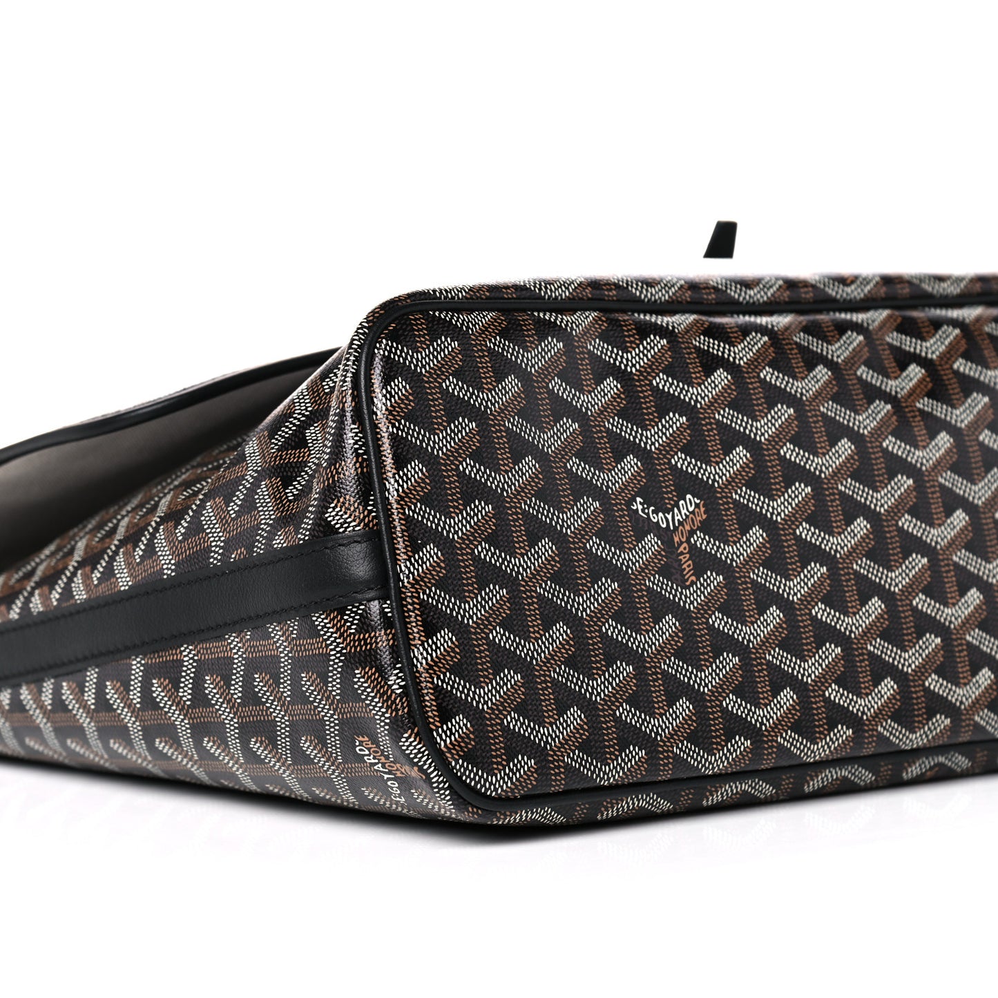 Goyardine Capetien Messenger Bag Black