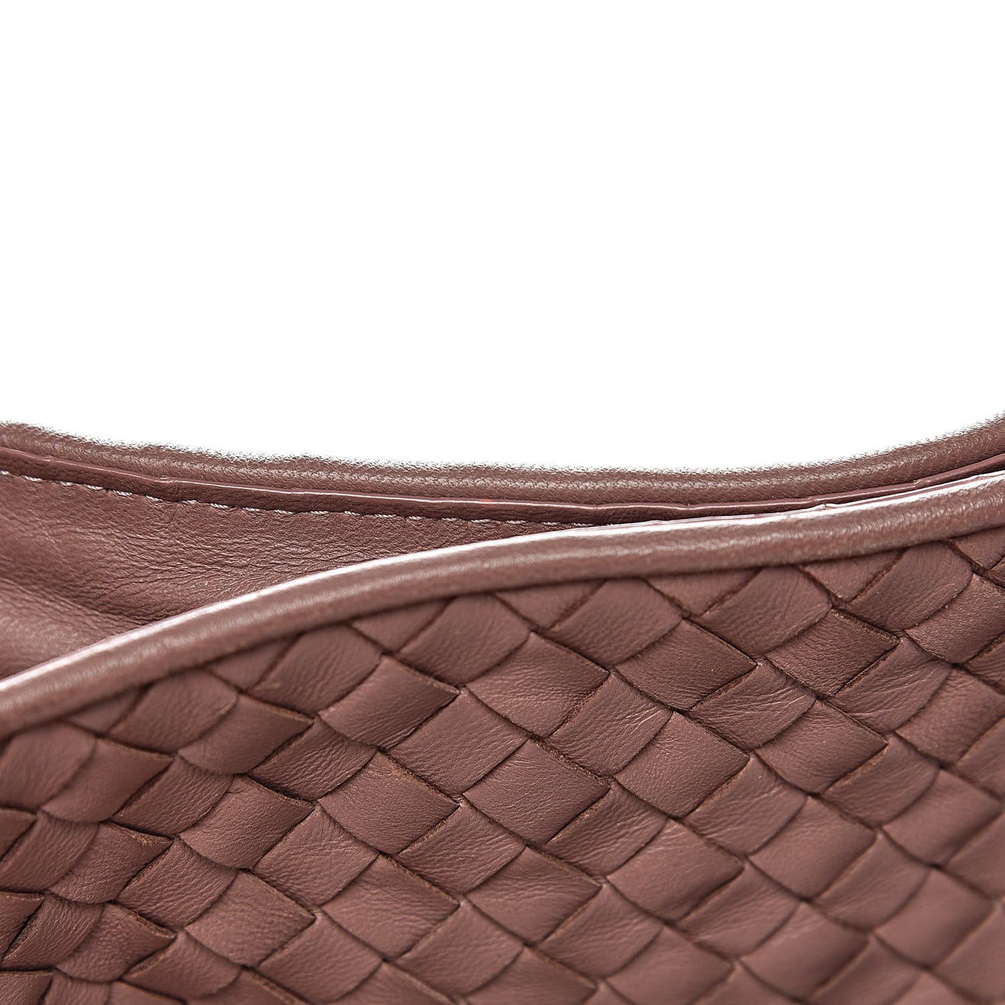 Nappa Intrecciato Parachute Bag Dark Deco Rose
