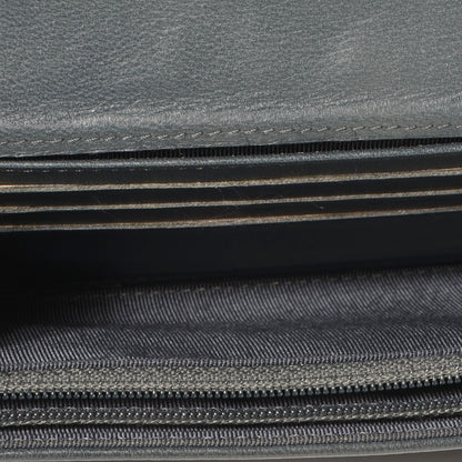 Chanel Lambskin Quilted Small Flap Wallet Grey 6 of 8