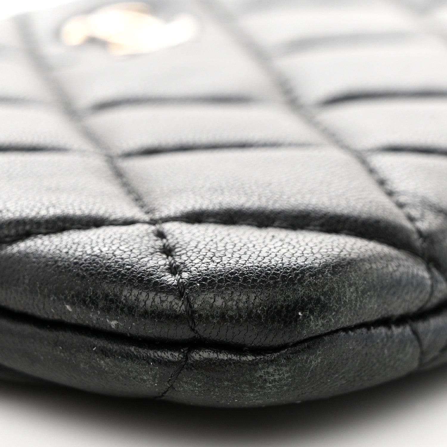 Chanel Lambskin Quilted Small Cosmetic Case Black 8 of 11