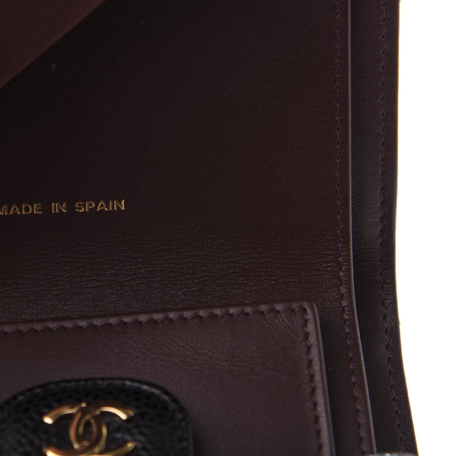 Chanel Caviar Quilted Compact Flap Wallet Black 7 of 9