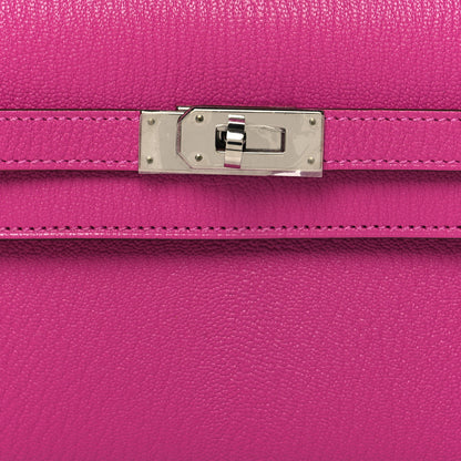 Hermes Chevre Mysore Kelly Wallet To Go Magnolia 7 of 10