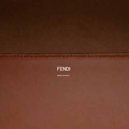 Fendi Vitello King Plexiglass Large Fendi Sunshine Shopper Tote Cuoio 6 of 7