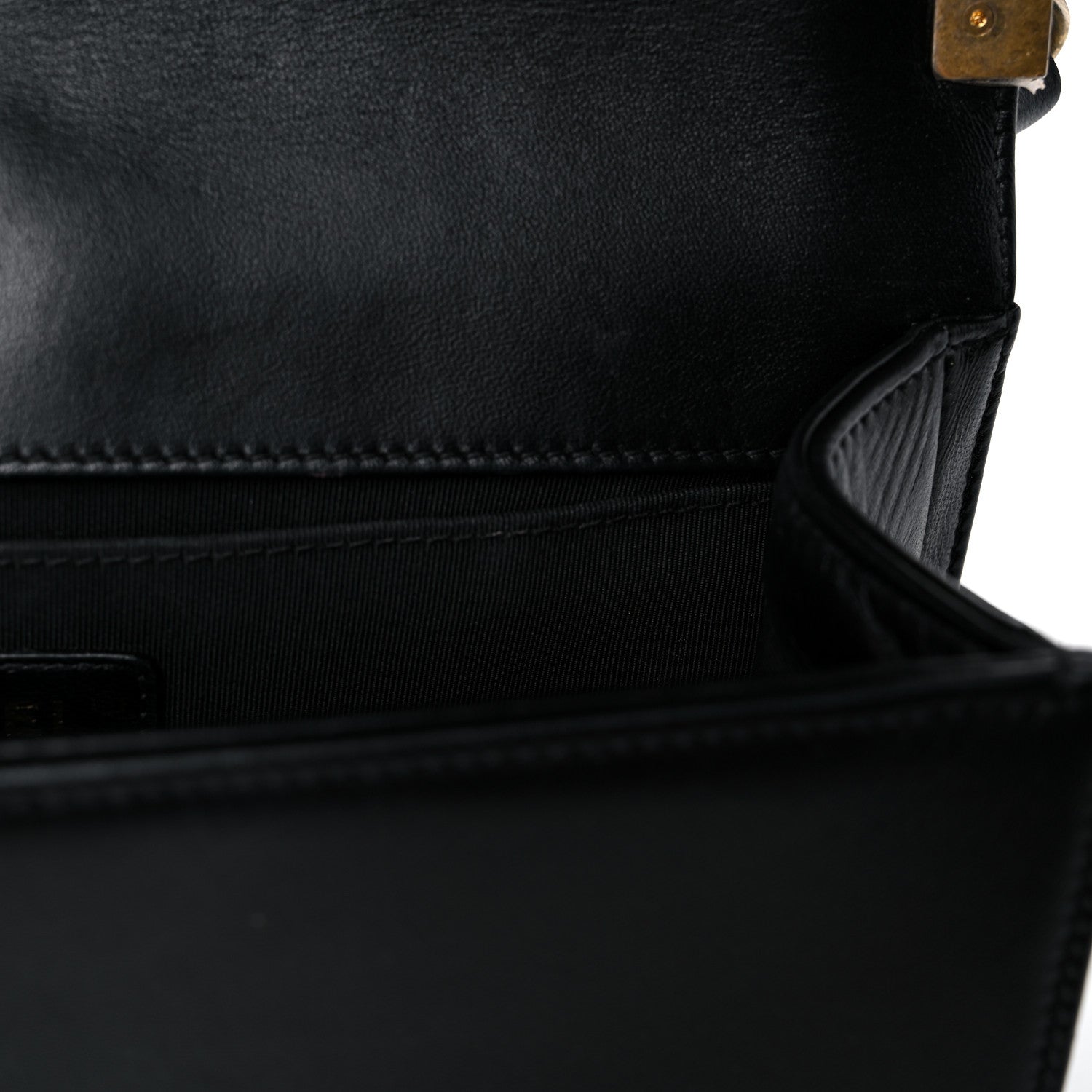 Chanel Lambskin Quilted Medium Boy Flap Black 25 of 29