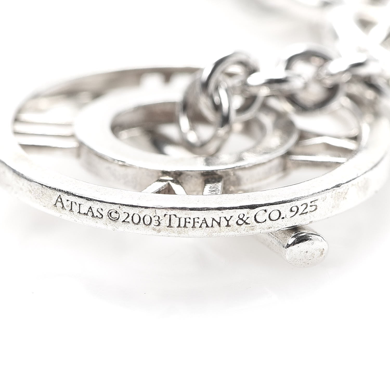 Tiffany Sterling Silver Atlas Toggle Bracelet 4 of 4