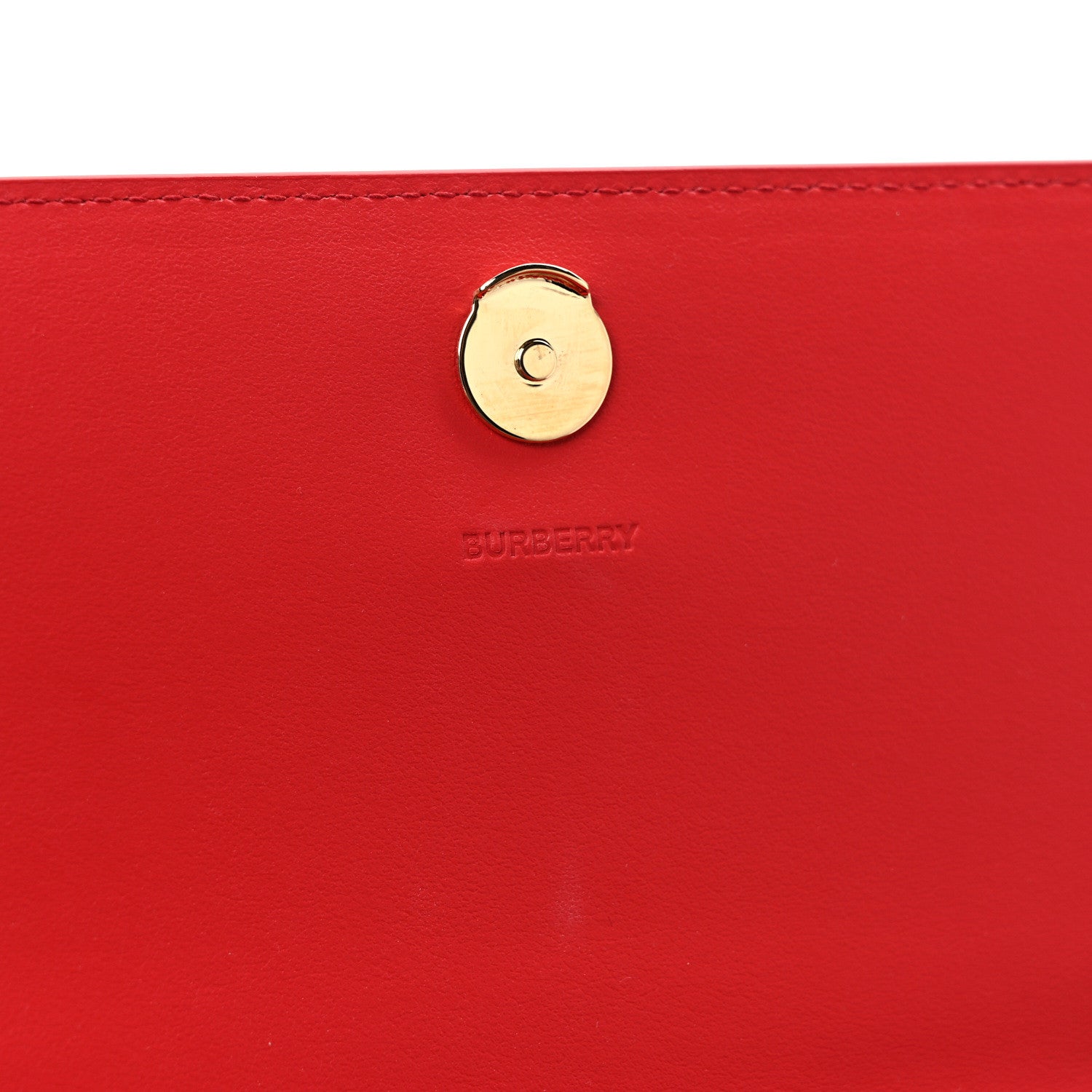 Burberry Calfskin Logo Hazelmere Wallet With Detachable Strap Red 6 of 8