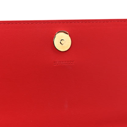Burberry Calfskin Logo Hazelmere Wallet With Detachable Strap Red 6 of 8
