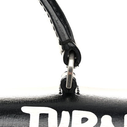 Off-White Calfskin Salary Jitney 1.4 Shoulder Bag Black 14 of 15