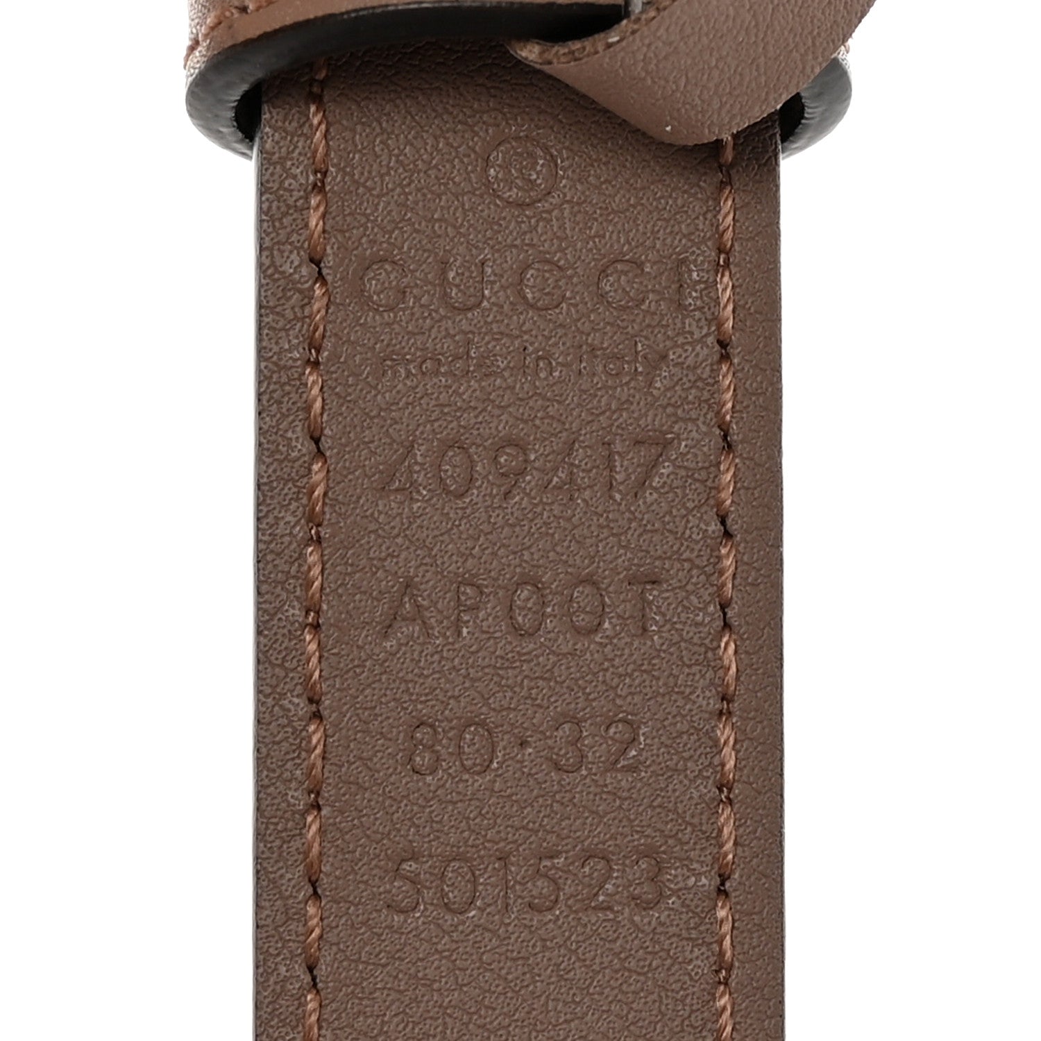 Gucci Calfskin Double G 20mm Belt 80 32 Porcelain Rose 5 of 7