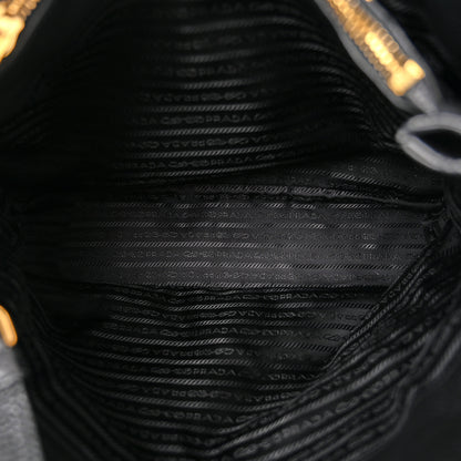 Prada Vitello Daino Tote Black 6 of 12