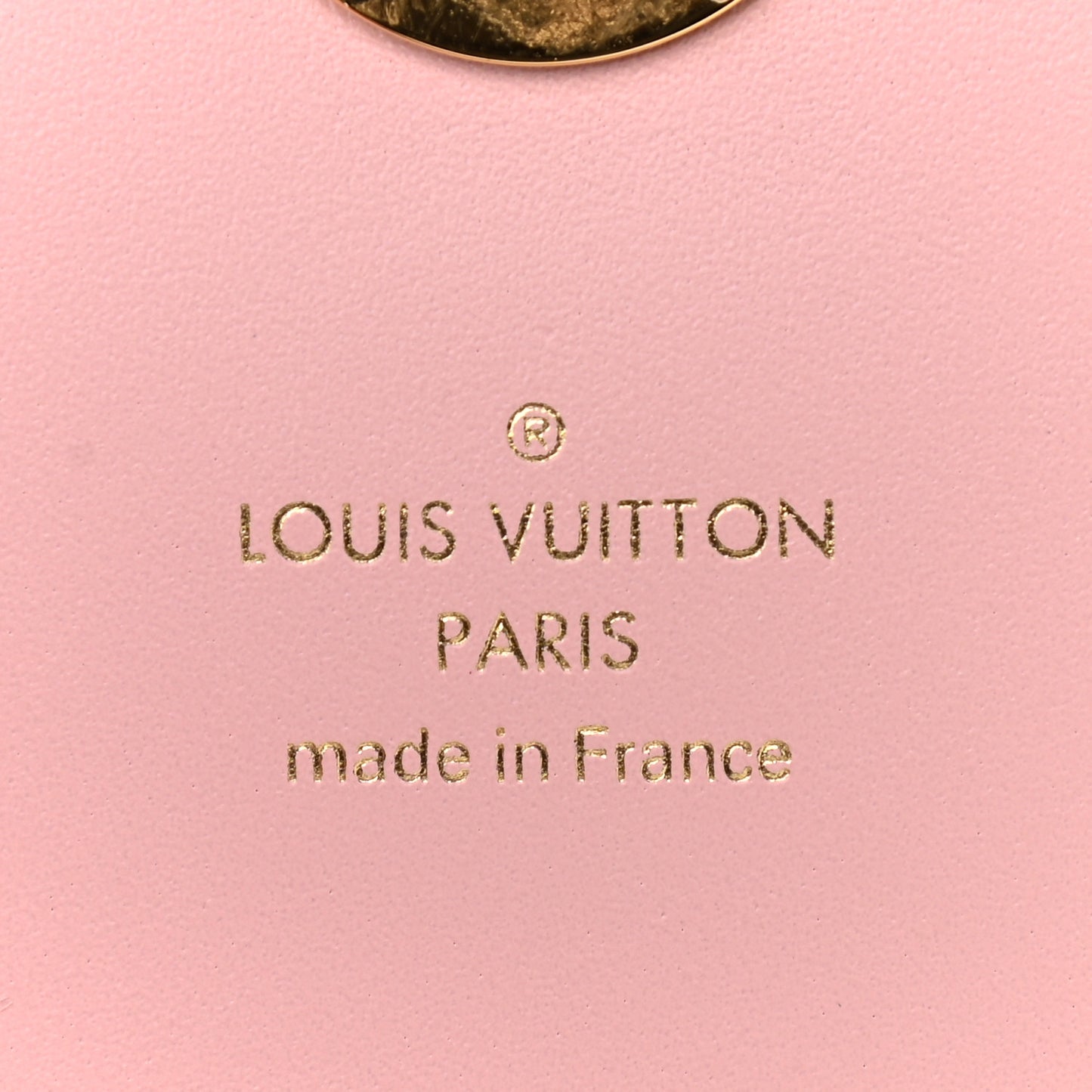 Monogram Flore Chain Wallet Rose Ballerine