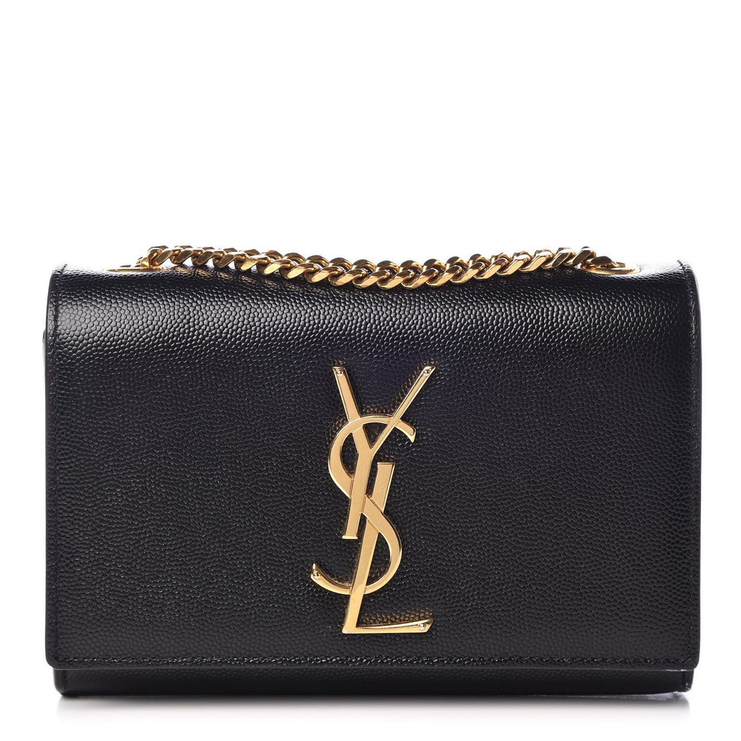 Grain De Poudre Small Monogram Kate Satchel Black