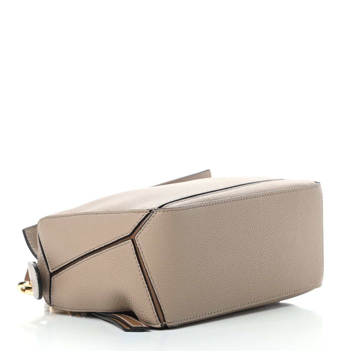 Grained Calfskin Small Puzzle Bag Sand Mink