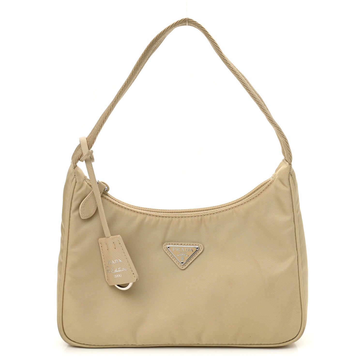 Prada Re-Nylon Saffiano Mini Re-Edition 2000 Bag Deserto 1 of 9
