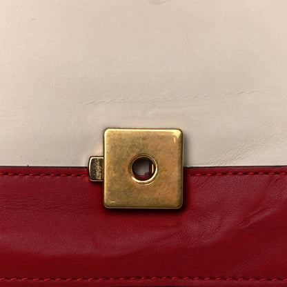 Gucci Calfskin Bamboo Web Mini Dionysus Top Handle Bag White Blue Hibiscus Red 23 of 29