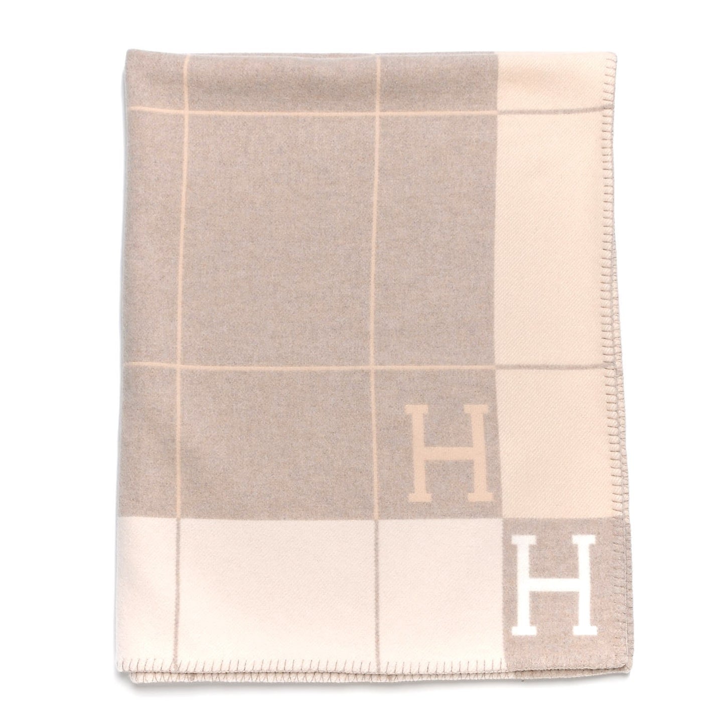 Wool Cashmere Avalon III Blanket Coco Camomille