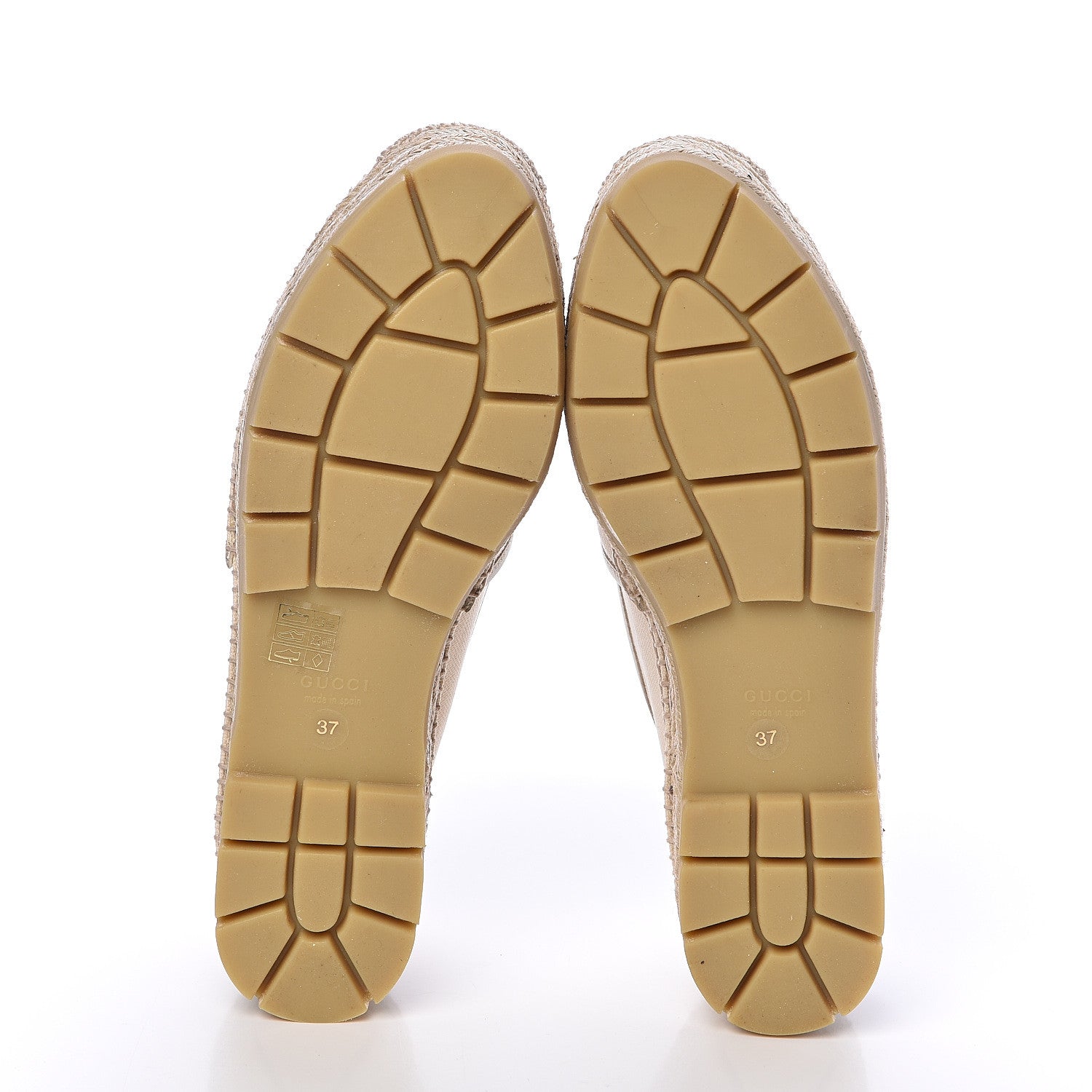 Gucci Canvas Logo Platform Espadrilles 37 Off White 5 of 8