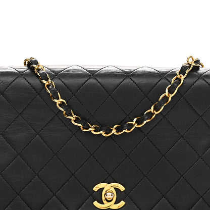 Chanel Lambskin Quilted Small Single Flap Black 9 of 15