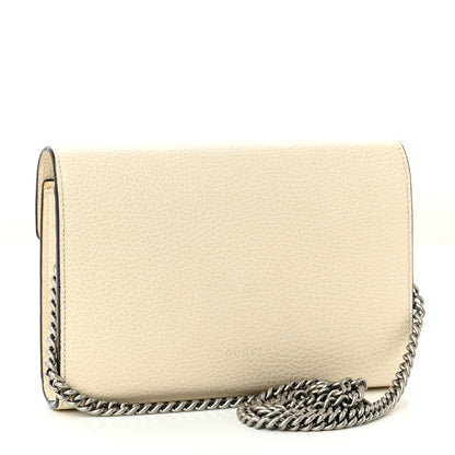 Gucci Dollar Calfskin Mini Dionysus Chain Wallet Mystic White 3 of 11